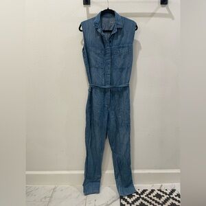 GAP Indigo Sleeveless Jumpsuit